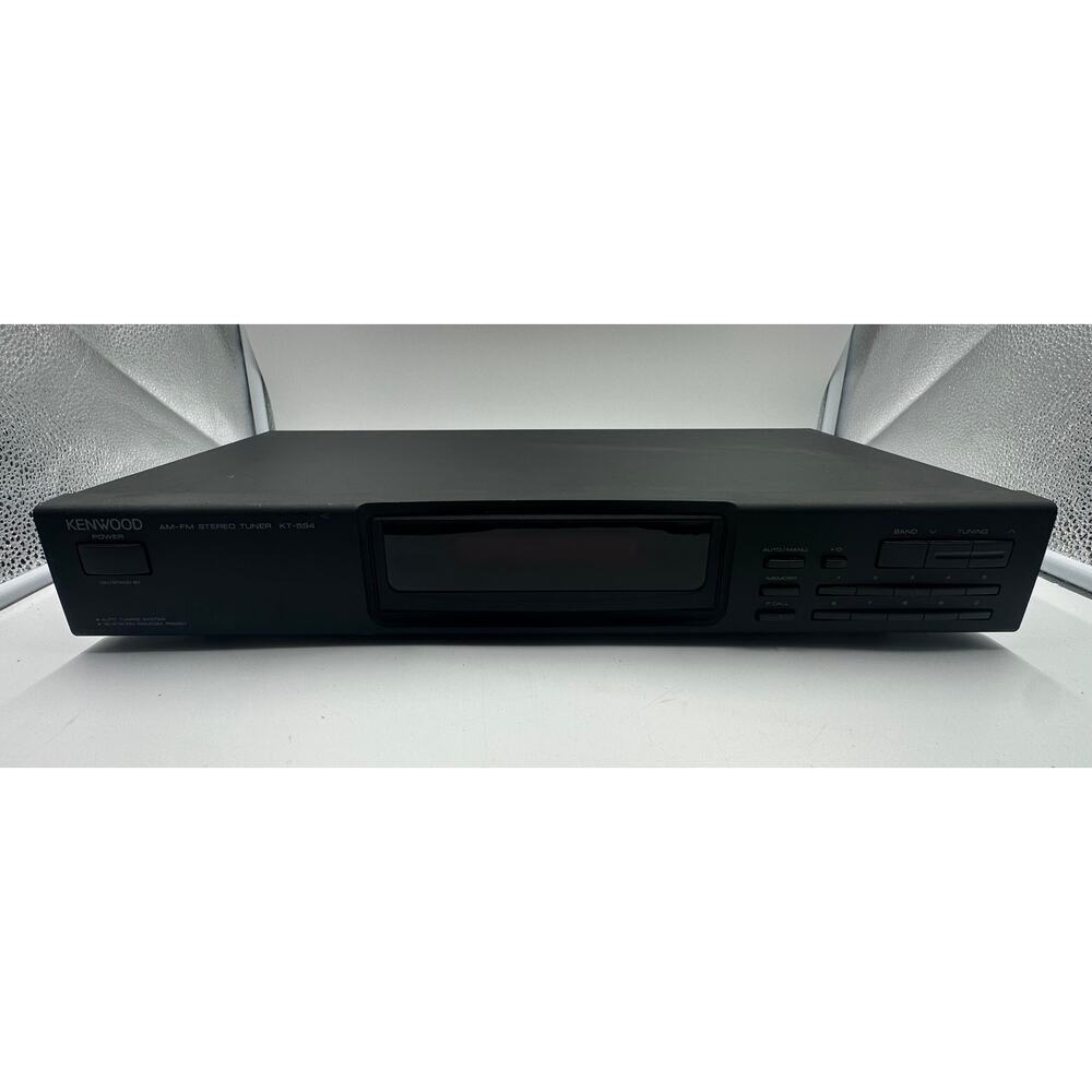 Kenwood KT-594 Stereo AM / FM Tuner Auto Tuning System Tested Working